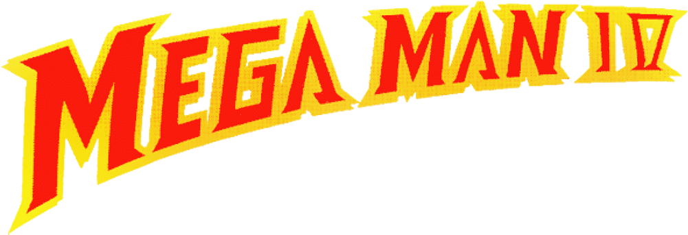 Mega Man Iv Logo - Mega Man Gb 3 Game Boy (1040x380), Png Download