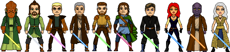 New Jedi Order The Masters Council By Cptmeatman - Mara Jade (800x200), Png Download