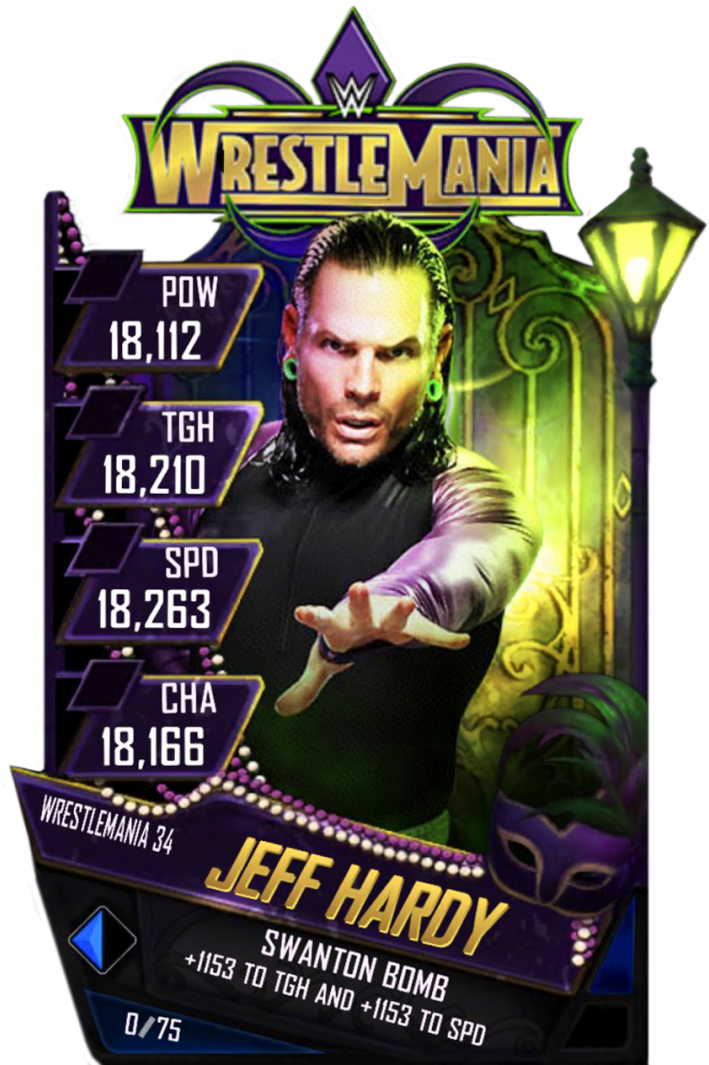 Jeffhardy S4 19 Wrestlemania34 Ringdom - Wwe Wrestlemania Xxvii (2011) (733x1158), Png Download