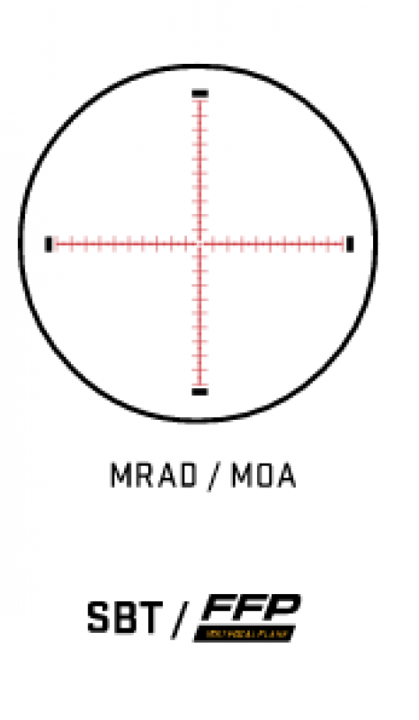 Sig Sauer Tango6 3-18x44 Ffp Tactical Riflescope - Sig Sauer Sot62002 Tango 6 2-12x40, 30mm (800x800), Png Download