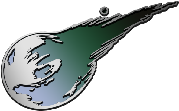 Logo Final Fantasy Vii (600x409), Png Download