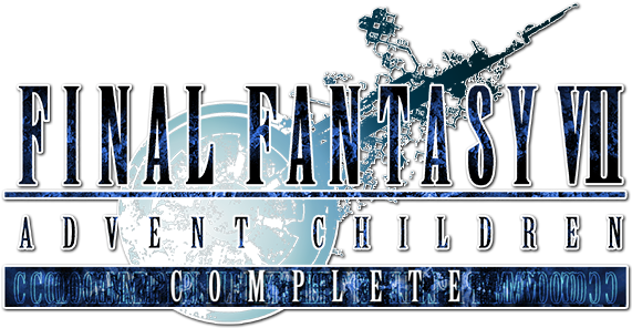 Final Fantasy Vii - Final Fantasy Vii Advent Children Logo Png (800x310), Png Download