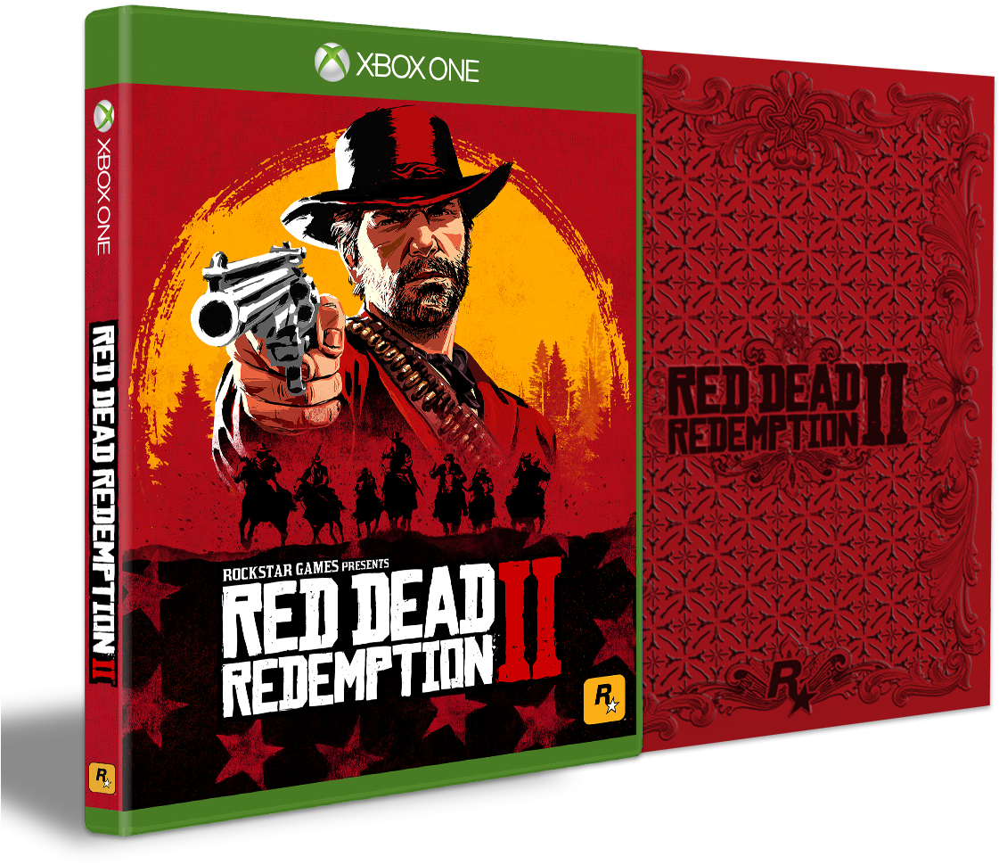 Red Dead Redemption 2 Steelbook Edition, Rockstar Games, - Red Dead Redemption 2 Caja (1200x1200), Png Download