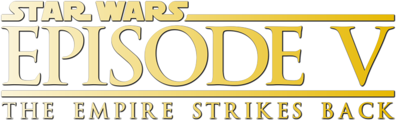 Star Wars Empire Strikes Back Png (800x310), Png Download