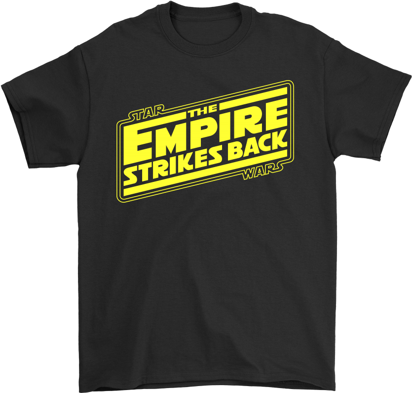 Empire Strikes Back Logo T-shirt - Wars The Empire Strikes Back (1000x1000), Png Download