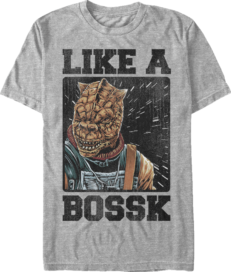 Like A Bossk Star Wars T-shirt - T-shirt-star-wars-like-a-bossk (762x898), Png Download