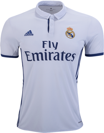 Real Madrid Top - Real Madrid 16 17 Home Kit (600x600), Png Download