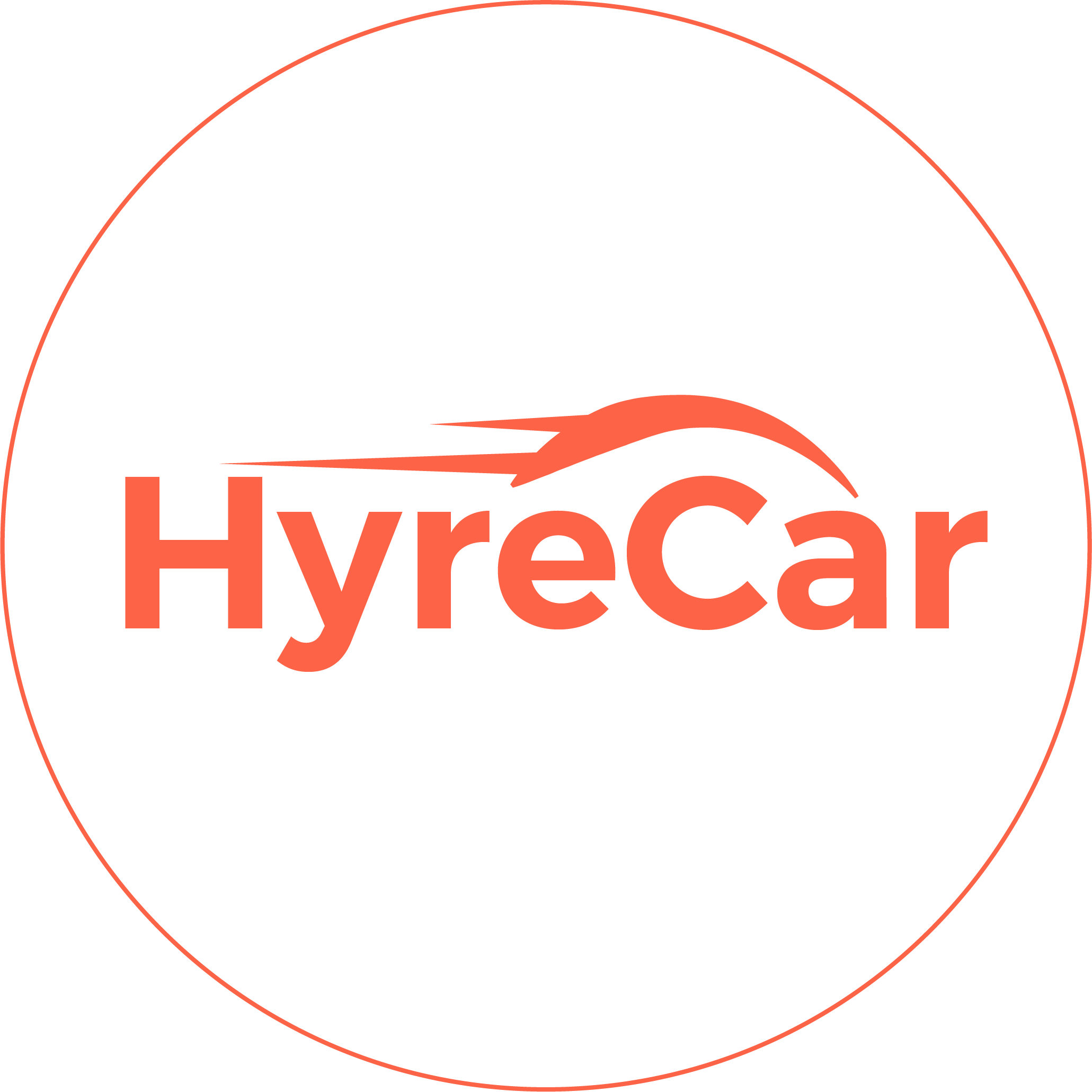 Rent A Car To Drive For Uber, Lyft, Postmates, And Hyrecar Inc Logo (2061x2061), Png Download