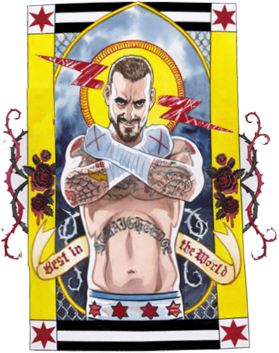 Got Cm Punk's Second City Saint T-shirt Of Ebay For - New Cm Punk Shirt Design (401x569), Png Download