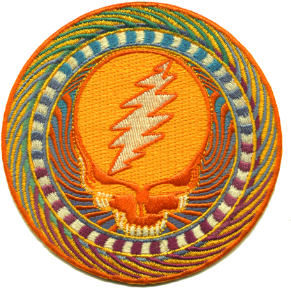 Grateful Dead Orange Sunshine Patch - Orange Sunshine (474x450), Png Download