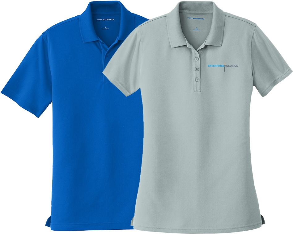 Enterprise Men's And Women's Performance Polo - Design (994x800), Png Download