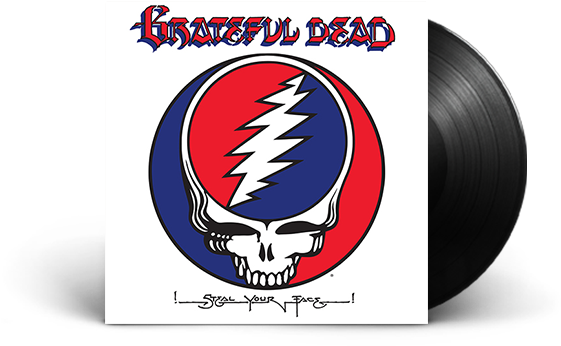 Featuring Giants Of Rock Such As - Grateful Dead Steal Your Face Vinyl (560x375), Png Download