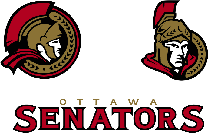 Ottawa Senators Logo History - Nhl Ottawa Senators Multi-use Colored Decal, 5" X 6" (809x539), Png Download