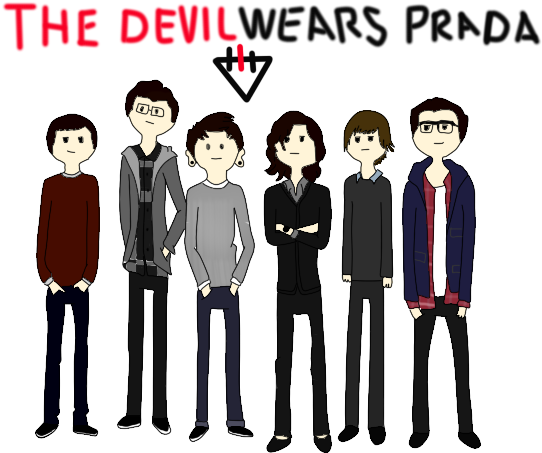 Vote For The Next Band - Devil Wears Prada Png (640x480), Png Download