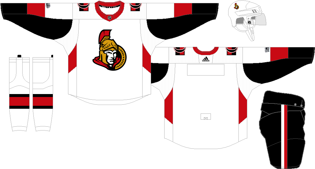 Ottawa Senators Static Cling Decal (1100x600), Png Download