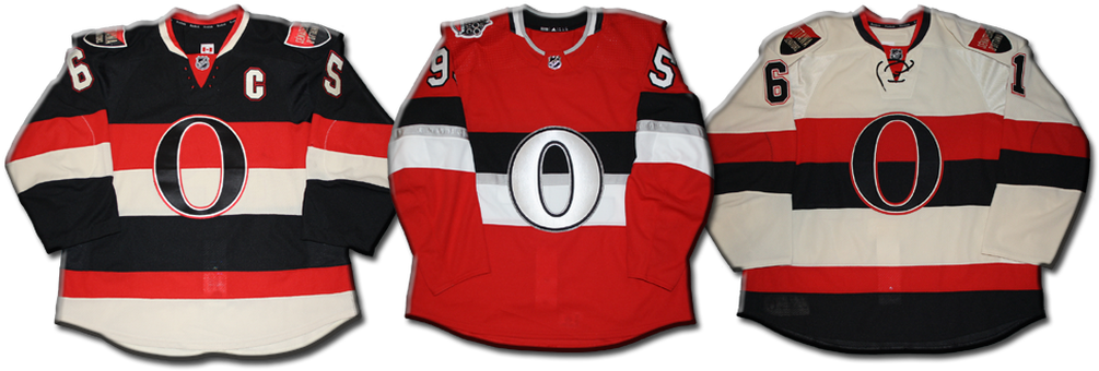 Ottawa Senators Game Used - Ottawa (1034x366), Png Download