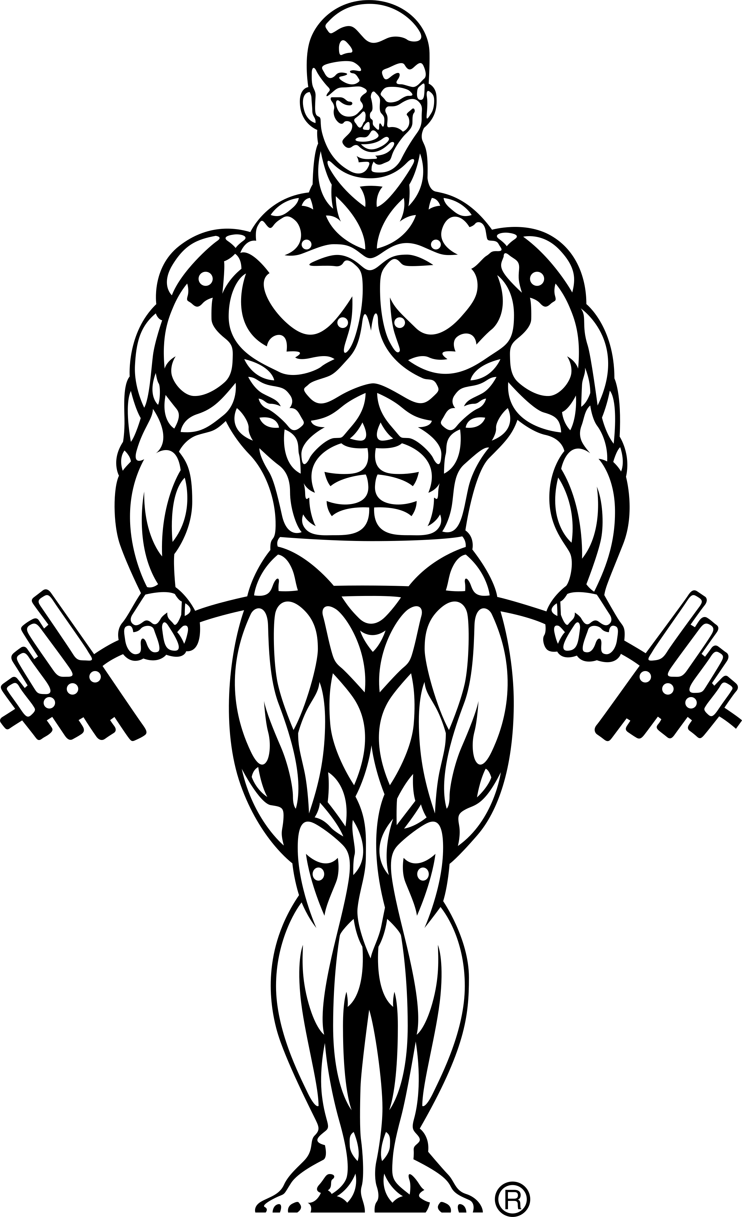Golds Gym 5 Logo Png Transparent - Gold Gym Logo Png (2400x3937), Png Download