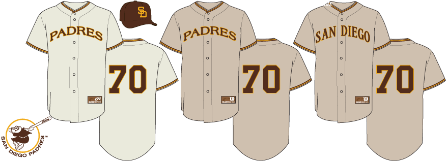 Game Jerseys - 2019 San Diego Padres Uniforms (883x335), Png Download