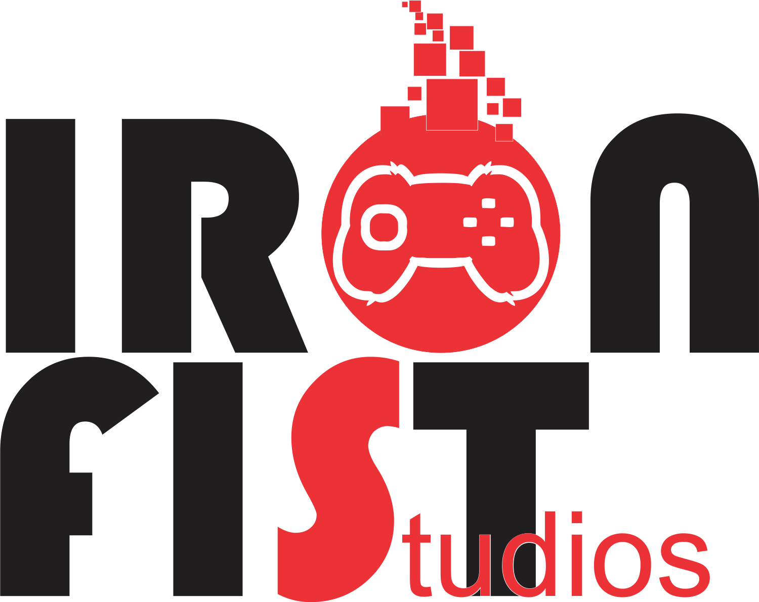 Logo Design By Galih Saputro For Ironfist Studios - Graphic Design (1500x1190), Png Download