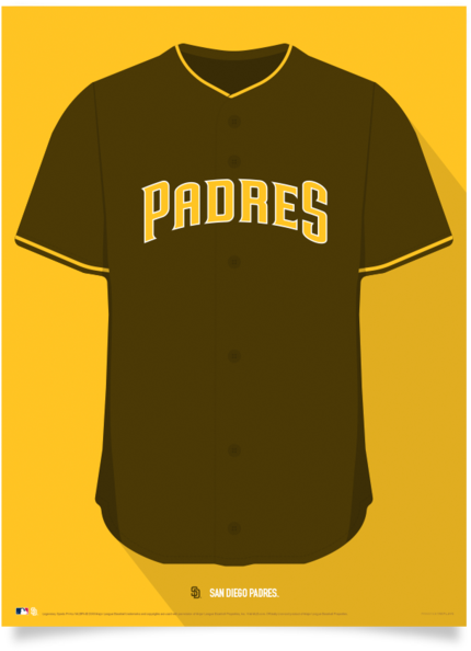 Padres 2016 Brown Jersey Print - San Diego Padres Galaxy Note 4 Pro Case - San Diego (452x600), Png Download