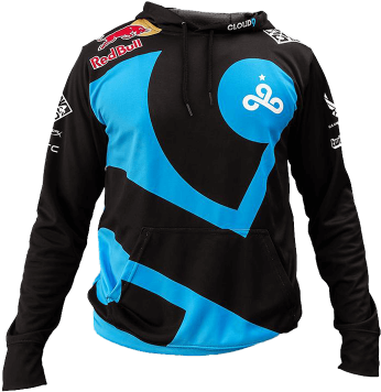Jumper Cloud9 Reserve Redbull Black - Cloud 9 Reverse Hoodie (400x400), Png Download