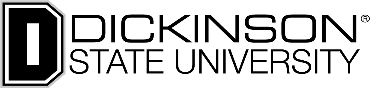 Logo Horizontal Black And White - Dickinson State University (1257x321), Png Download