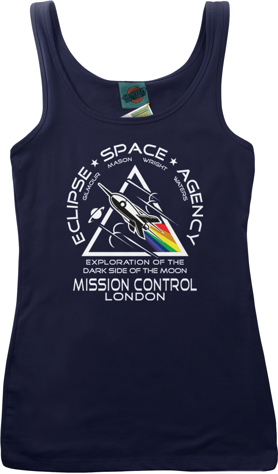 Pink Floyd Inspired Eclipse Space T-shirt - Shirt (1000x1625), Png Download