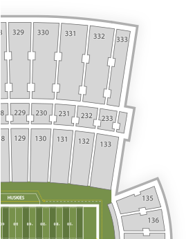 Arizona Wildcats Football Stadium Seating (350x350), Png Download