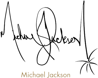 Michael Jackson È L'artista Più Noto Nella Storia Dello - Michael Jackson Autograph Png (500x500), Png Download