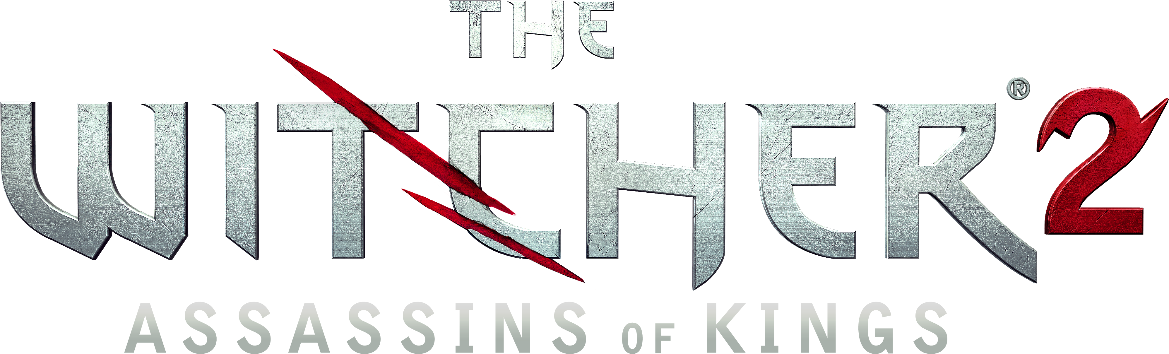 Witcher Logo Png - Witcher 2 Logo Png (3992x1208), Png Download