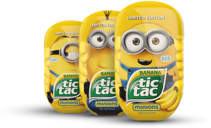 Minion Tic Tacs 2017 (765x510), Png Download