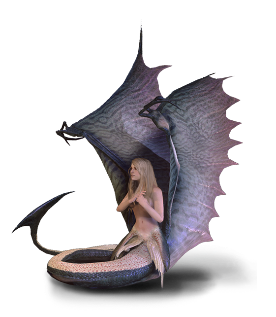 Visit - Siren Witcher 3 (654x727), Png Download