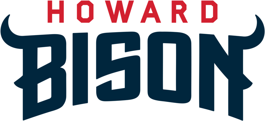 Howard Beats Bethune-cookman In Meac Opener - Howard Bison Logo (986x555), Png Download