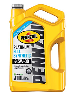 Pennzoil Platinum 5 Quart 10w-30 Full Synthetic Motor - Pennzoil Full Synthetic 10w30 (364x364), Png Download