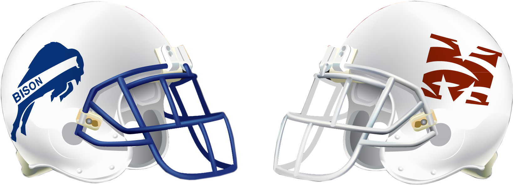 Howard University Football Helmet (1932x724), Png Download
