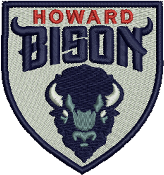 Howard University Bison Embroidered Patch, $5 - Emblem (400x400), Png Download