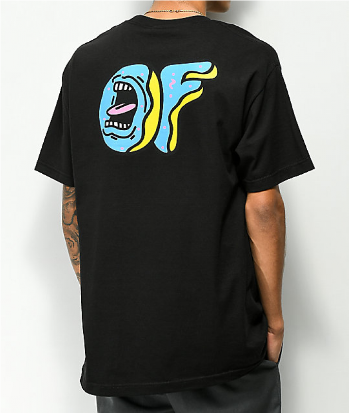 Odd Future Screaming Donut (1190x850), Png Download
