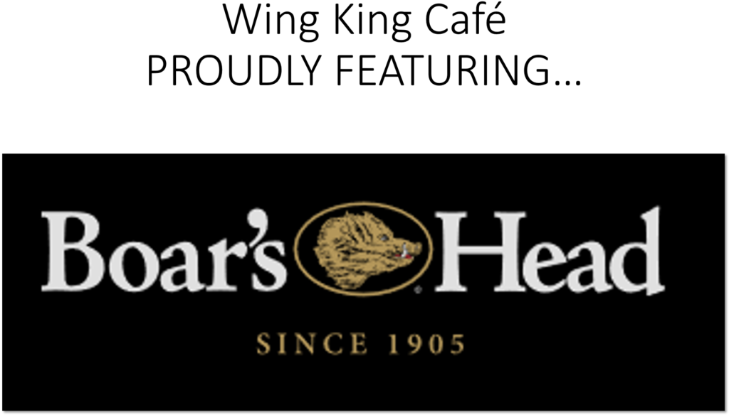 Banner Wing King Cafe Boars Head - Boars Head (1024x653), Png Download