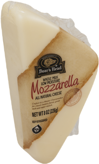 Boars Head Mozz Cheese 8oz - Boars Head Cheese, Low Moisture, Whole Milk, Mozzarella (600x600), Png Download