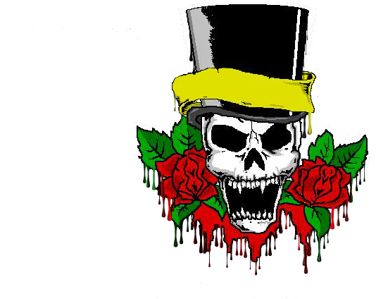 Share This Image - Logo Guns N Rose (534x424), Png Download