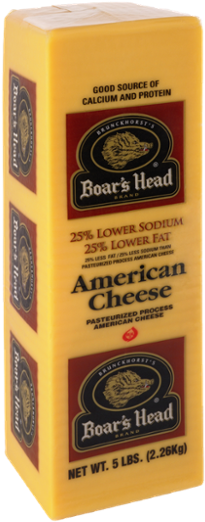 Boar's Head Deli American Cheese (600x600), Png Download