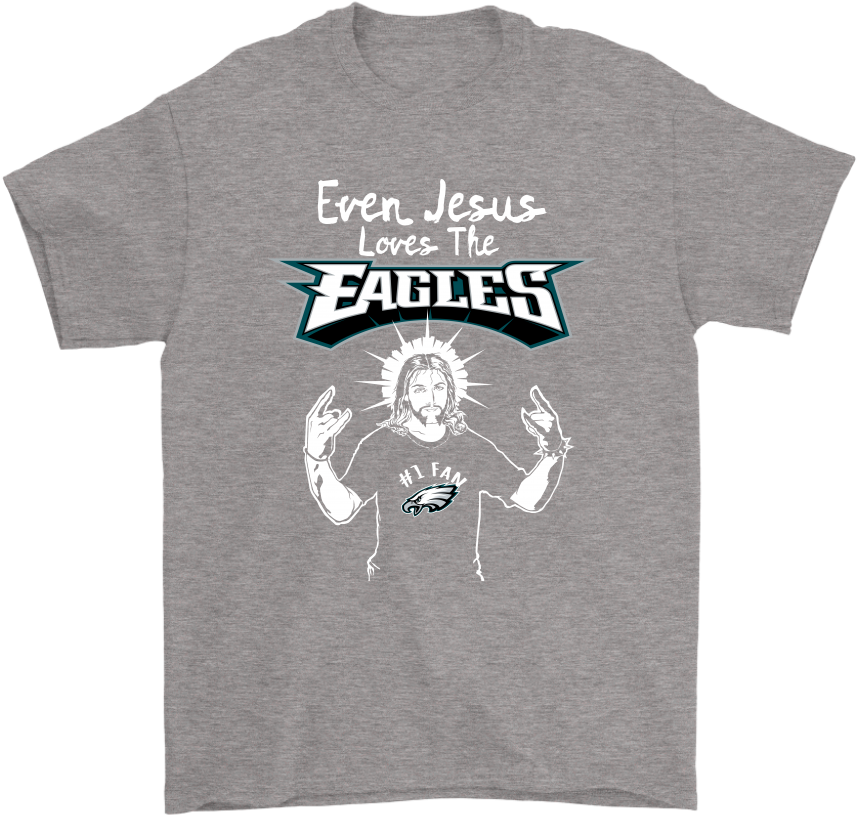Even Jesus Loves The Eagles - Nfl Philadelphia Eagles 10 Greatest Games (dvd) (1024x1024), Png Download