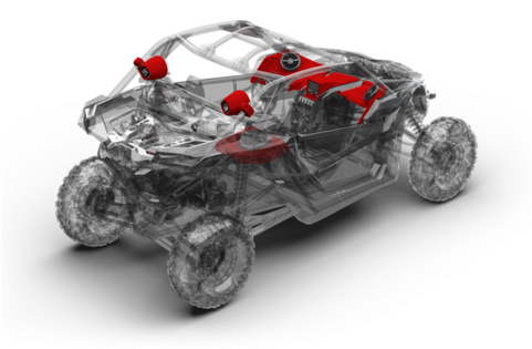 Rockford Fosgate Can-am X3 Stage 4 Kit - Rockford Fosgate X3 Stage 5 (480x480), Png Download