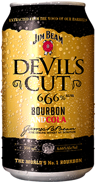 Jim Beam® Devils Cut And Cola - Jim Beam Devils Cut Bourbon Whiskey (590x590), Png Download