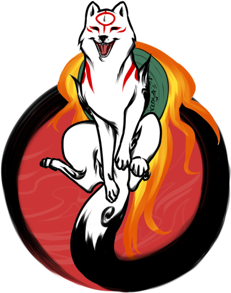 #ookami #amaterasu #okami #videogame #playstation #whitewolf - Ōkami (500x646), Png Download