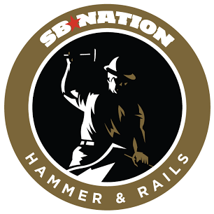 Toronto Raptors Ten Pin Bowling - Hammer And Rails (428x343), Png Download