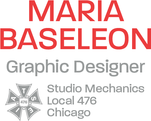 Maria Baseleon - Graphic Designer - Iatse - Graphic Design (517x423), Png Download
