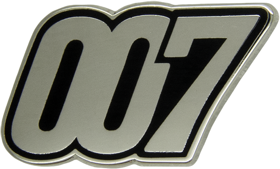 007 Pin, Silver - Transparent Logo 007 (600x600), Png Download