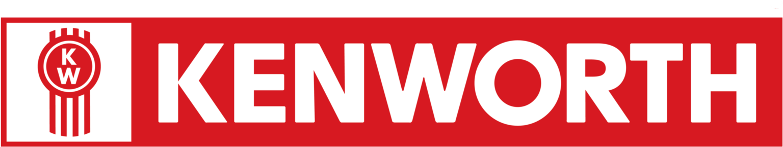 Kenworth Logo - Genuine Kenworth Mudflap-rubber,white 24" X 24" (1601x321), Png Download