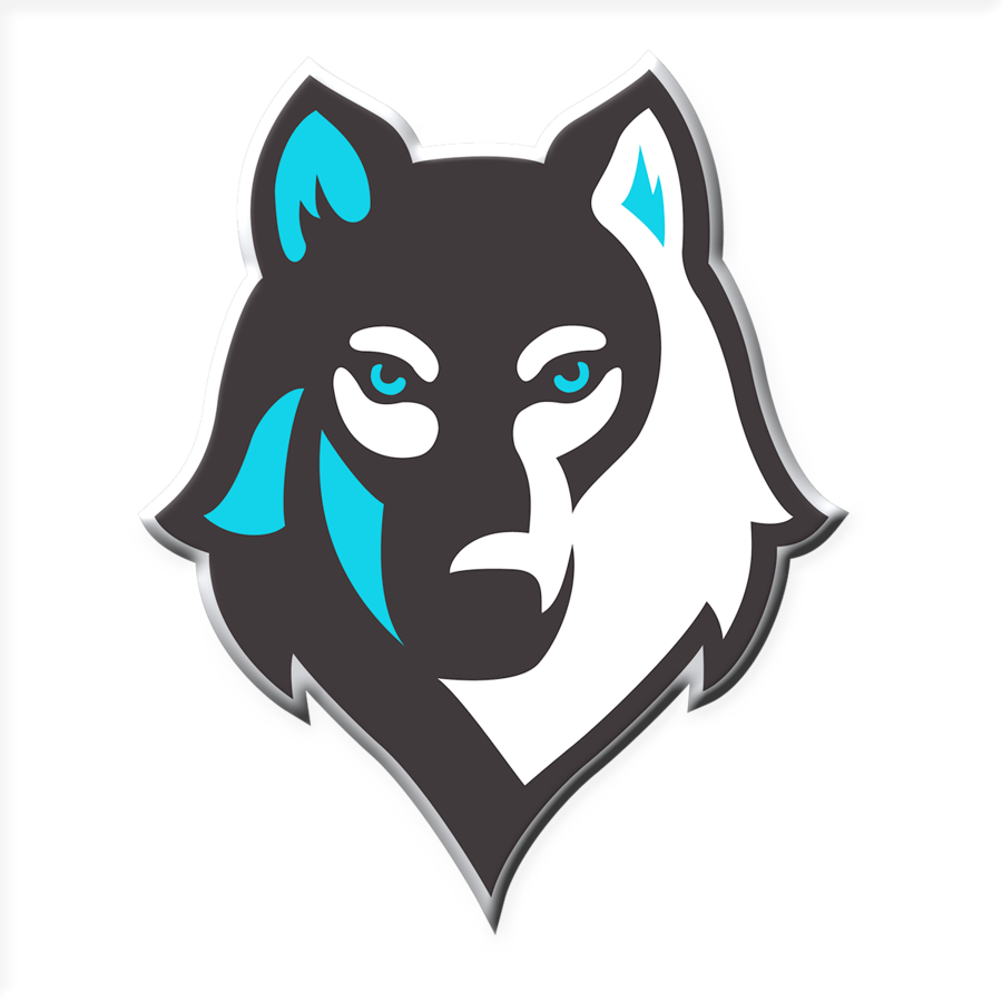 Download Wolf Mascot Logo Png Clipart Logo Clip Art - Wolf Mascot Logo Png (900x900), Png Download